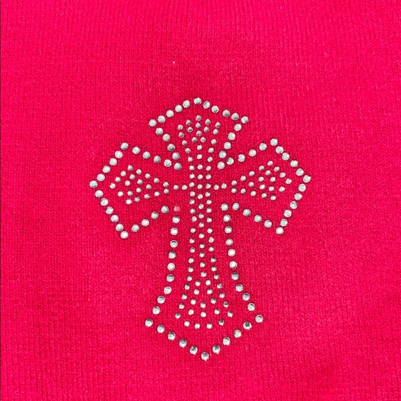 🤘🏽🎸💕 NWT Chrome Cross Beanie 💕🎸🤘🏽 - Picture 2 of 4